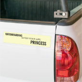 WATERBOARDING BEWAART UW LEVEN, PRINCIPE BUMPERSTICKER (Op Truck)