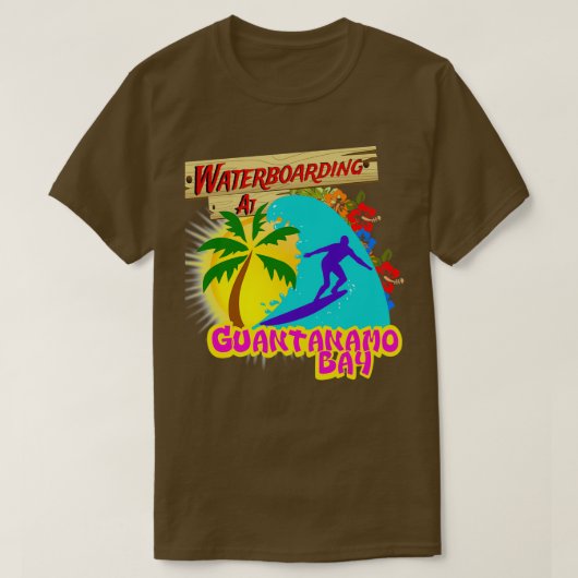 Waterboarding in Guantanamo Bay 2 T-shirt (Design voorkant)