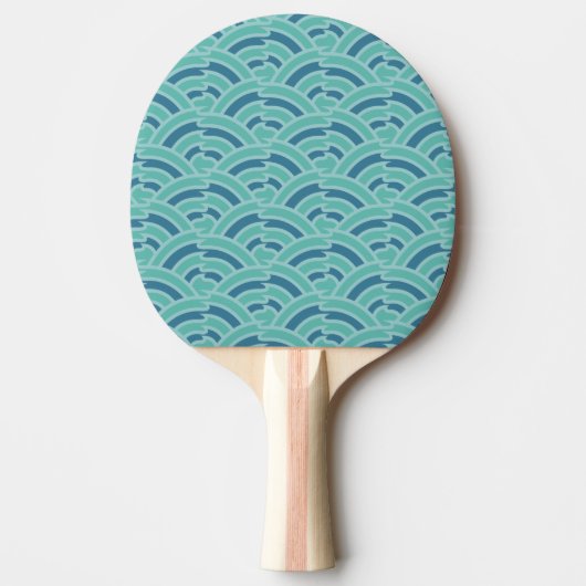 Waterbogen Ping Pong Paddle Tafeltennisbatje (Voorkant)