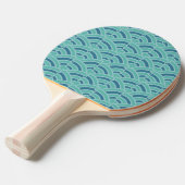 Waterbogen Ping Pong Paddle Tafeltennisbatje (Voorkant Gekanteld)