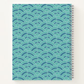 Waterbogen spiraalvormig Notitieboek (Achterkant)