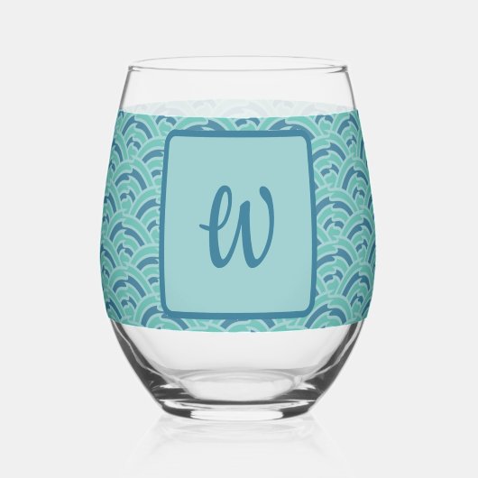 Waterbogen Wijnglas Zonder Voet (Voorkant)