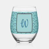 Waterbogen Wijnglas Zonder Voet (Achterkant)