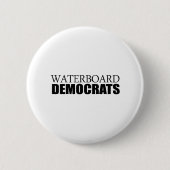 Waterborddemocraten Ronde Button 5,7 Cm (Voorkant)