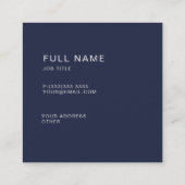 Waterborstels Vierkante Visitekaartje (Achterkant)