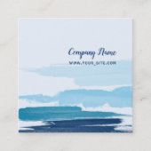 Waterborstels Vierkante Visitekaartje (Voorkant)