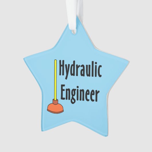 Waterbouwkundig ingenieur toiletduik ornament (voorkant)