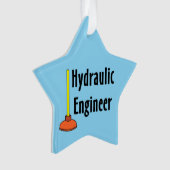 Waterbouwkundig ingenieur toiletduik ornament (voorkant)