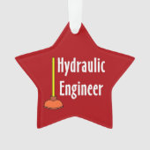 Waterbouwkundig ingenieur toiletduik ornament (voorkant)