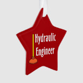 Waterbouwkundig ingenieur toiletduik ornament (voorkant)