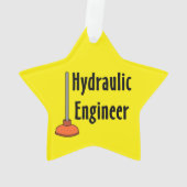 Waterbouwkundig ingenieur toiletduik ornament (achterkant)