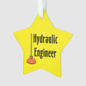 Waterbouwkundig ingenieur toiletduik ornament (voorkant)