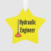 Waterbouwkundig ingenieur toiletduik ornament (voorkant)