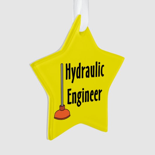 Waterbouwkundig ingenieur toiletduik ornament (voorkant)