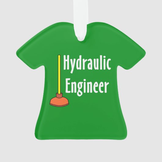 Waterbouwkundig ingenieur toiletduik ornament (achterkant)