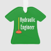 Waterbouwkundig ingenieur toiletduik ornament (voorkant)