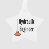 Waterbouwkundig ingenieur toiletduik ornament (achterkant)