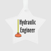 Waterbouwkundig ingenieur toiletduik ornament (voorkant)