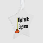 Waterbouwkundig ingenieur toiletduik ornament (voorkant)