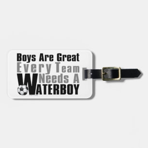 Waterboy Soccer Bagagelabel