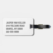 Waterboy Soccer Bagagelabel (Achterkant horizontaal)