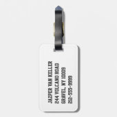 Waterboy Soccer Bagagelabel (Achterkant verticaal)