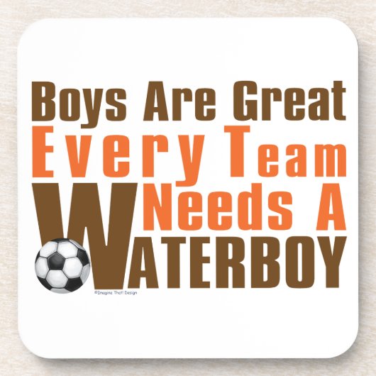Waterboy Soccer Bier Onderzetter (Voorkant)