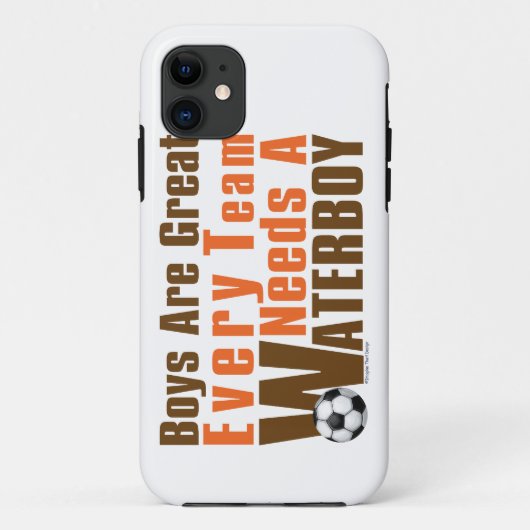 Waterboy Soccer Case-Mate iPhone Case (Achterkant)