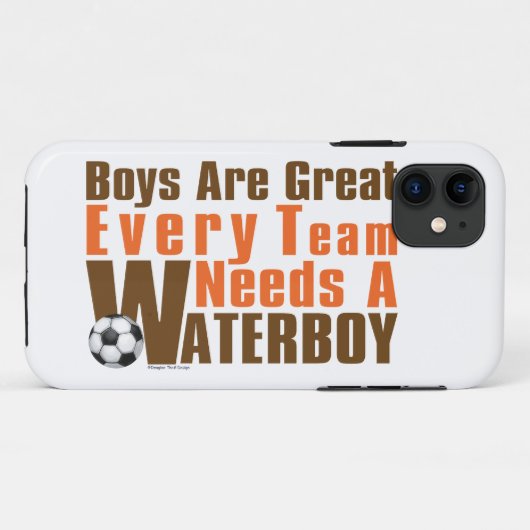 Waterboy Soccer Case-Mate iPhone Case (Achterkant (horizontaal))