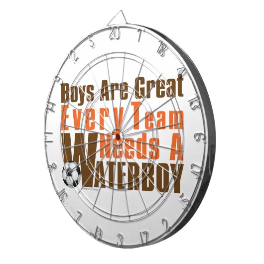 Waterboy Soccer Dartbord (Voorkant Rechts)