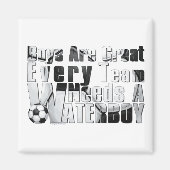 Waterboy Soccer Magneet (Voorkant)