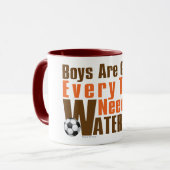 Waterboy Soccer Mok (Voorkant links)