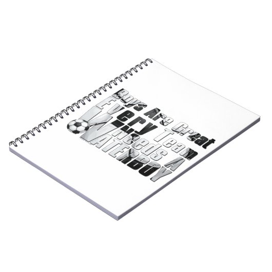 Waterboy Soccer Notitieboek (Linkerzijde)