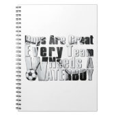 Waterboy Soccer Notitieboek (Voorkant)