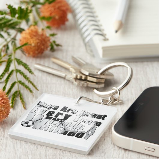 Waterboy Soccer Sleutelhanger (Voorkant Rechts)