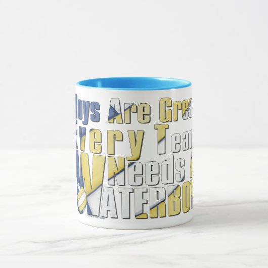 Waterboy Volleyball in Blue en Yellow Mok (Midden)