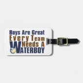 Waterboy Vollyball in Blue Bagagelabel (Voorkant horizontaal)
