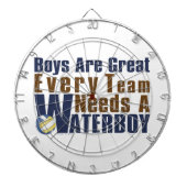 Waterboy Vollyball in Blue Dartbord (Voorkant)