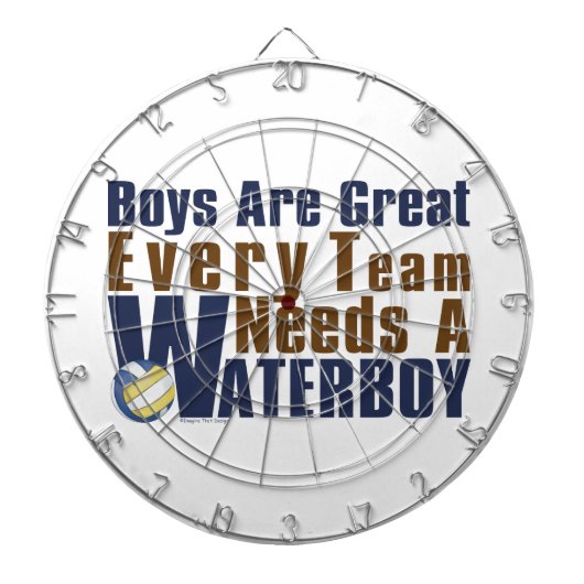Waterboy Vollyball in Blue Dartbord (Voorkant)