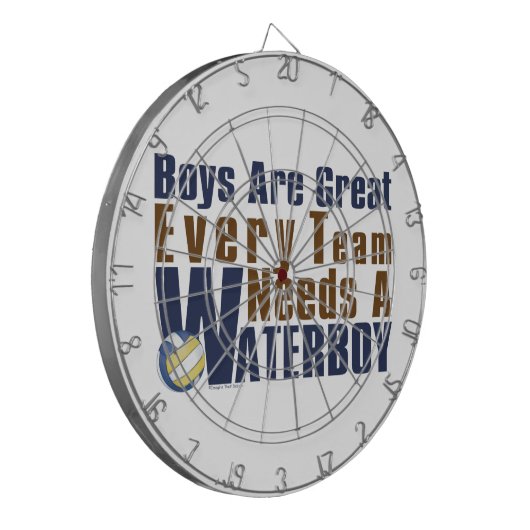 Waterboy Vollyball in Blue Dartbord (Voorkant Links)