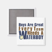 Waterboy Vollyball in Blue Magneet (Voorkant / Achterkant)