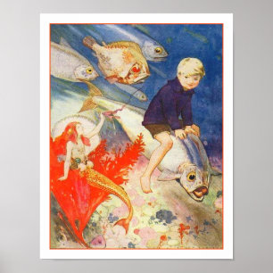 Waterboy's bezoek aan het Zee Fairy Poster