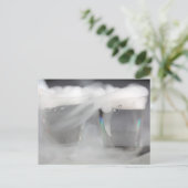 Waterbril met droog ijs briefkaart (Staand voorkant)