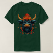 Waterbuffel Kerstmis T-shirt (Design voorkant)