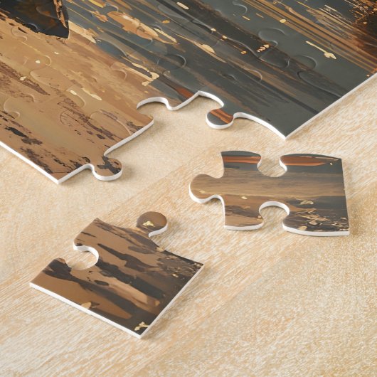 Waterbuffel  legpuzzel (Zijkant)