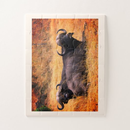 Waterbuffel Legpuzzel (Verticaal)