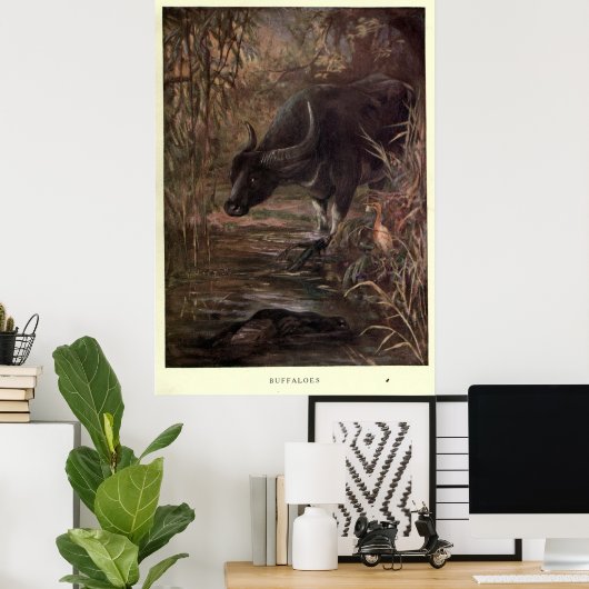  waterbuffelverf (1909) poster (Thuiskantoor)