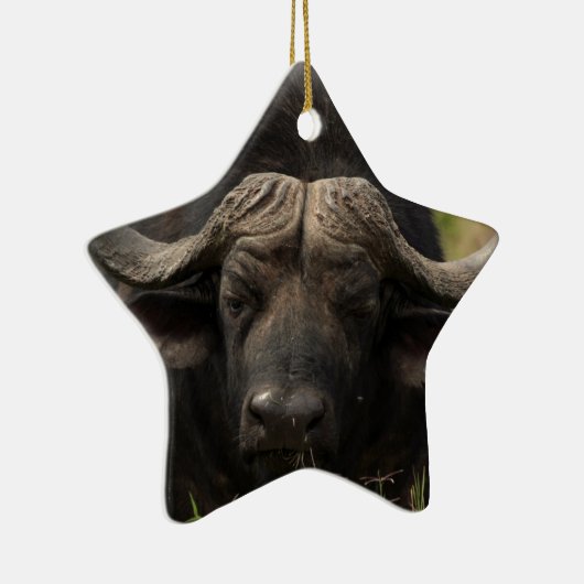 Waterbuffelversiering grazen keramisch ornament (Rechts)