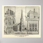 Waterbury Church of the Immaculate Conception Poster (Voorkant)