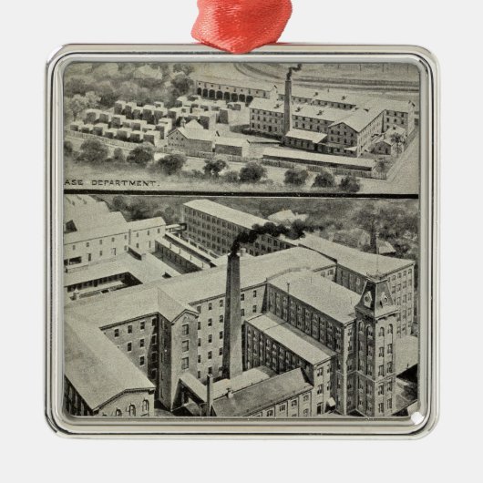 Waterbury Clock Co. Metalen Ornament (Voorkant)